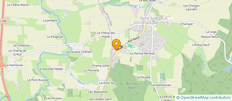 localisation de l'entreprise MADAME OXANA LASTOVYRINA  SAINT-SULPICE-LA-FORET