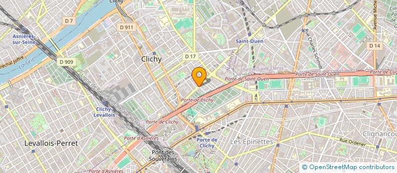 localisation de l'entreprise MADAME OXANA OPREA à CLICHY