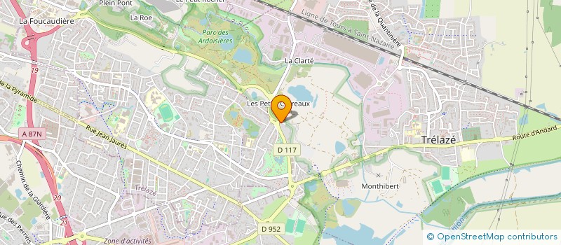 localisation de l'entreprise MADAME OXANA RAVENEAU à TRELAZE