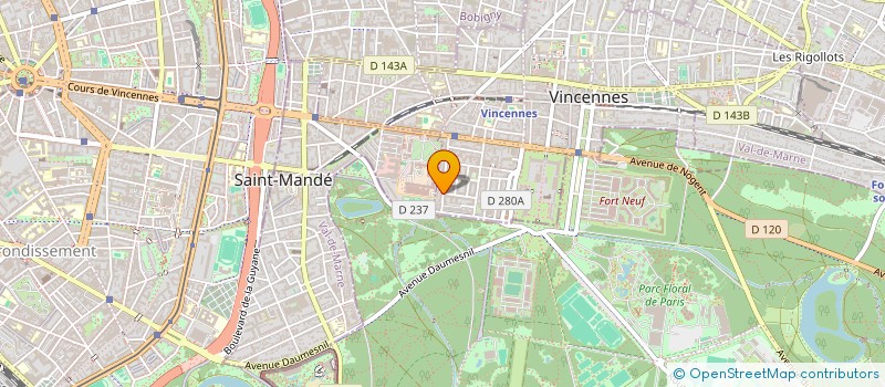 localisation de l'entreprise MADAME OXANA SEMENA à VINCENNES