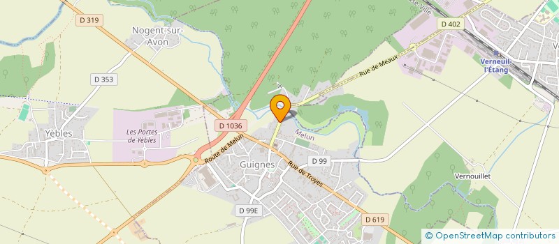 localisation de l'entreprise MADAME OXANA TOMSA  GUIGNES