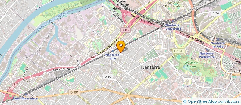 localisation de l'entreprise MADAME OXANA YAKOVLYEVA à NANTERRE