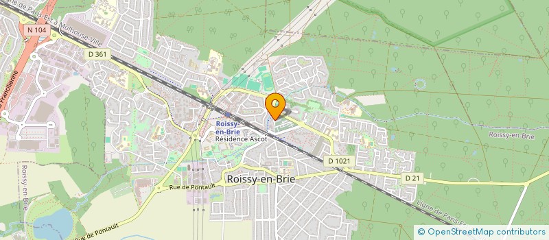 localisation de l'entreprise MADAME OYANE BOURGUIGNON à ROISSY-EN-BRIE
