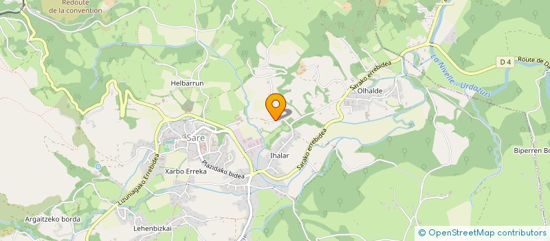 localisation de l'entreprise MADAME OYHANA ENDARA à SARE