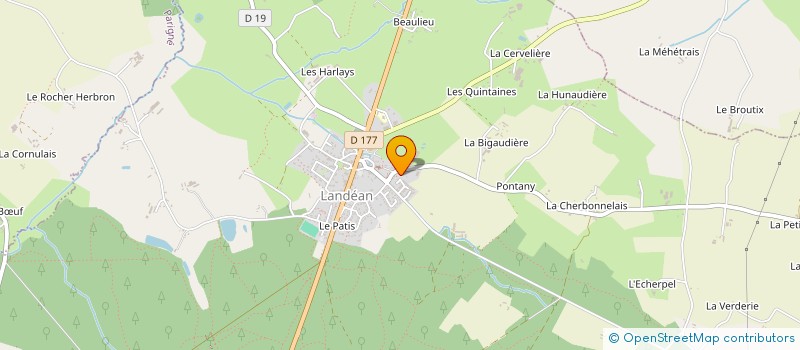 localisation de l'entreprise MADAME OYUN ERDENE GALSANJAMTS  LANDEAN