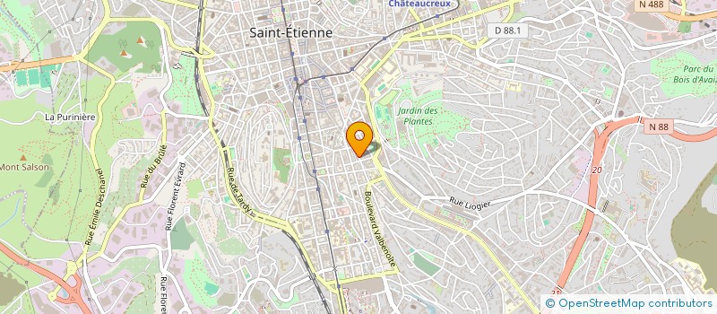 localisation de l'entreprise MADAME OZCAN KAZAN à SAINT-ETIENNE