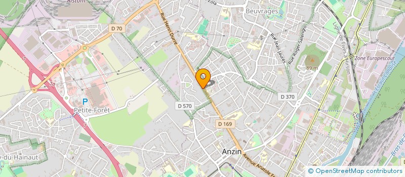 localisation de l'entreprise MADAME OZELINE FOURNIER  RAISMES