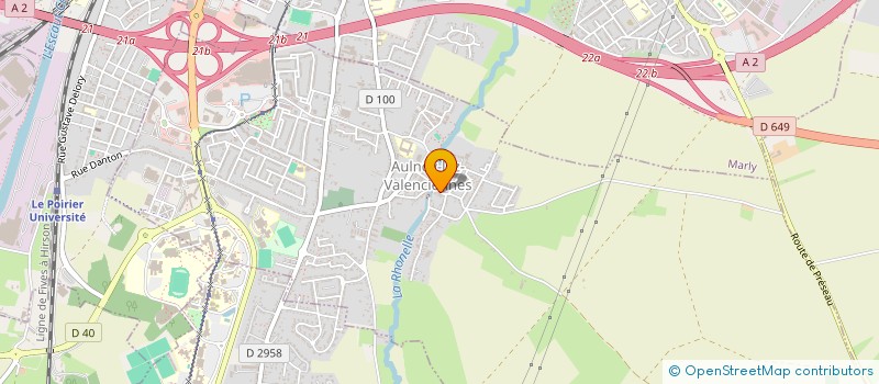 localisation de l'entreprise MADAME OZELINE WUILLOT  AULNOY-LEZ-VALENCIENNES