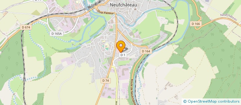 localisation de l'entreprise MADAME OZGUL ISIK  NEUFCHATEAU