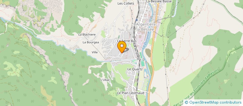 localisation de l'entreprise MADAME OZLEM KARS  L'ARGENTIERE-LA-BESSEE