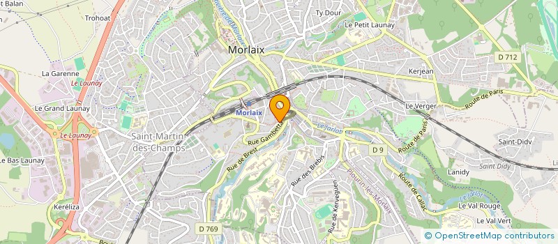 localisation de l'entreprise MADAME OZLEM KOPAR  MORLAIX