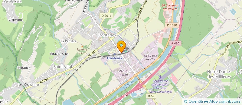 localisation de l'entreprise MADAME OZLEM OZER  FRONTENEX