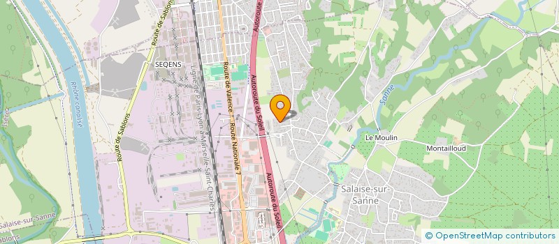 localisation de l'entreprise MADAME OZLEM OZTURK  SALAISE-SUR-SANNE