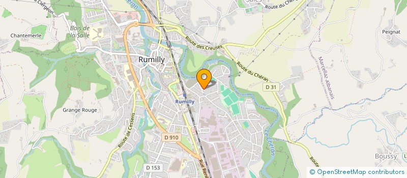 localisation de l'entreprise MADAME OZLEM SELAM  RUMILLY