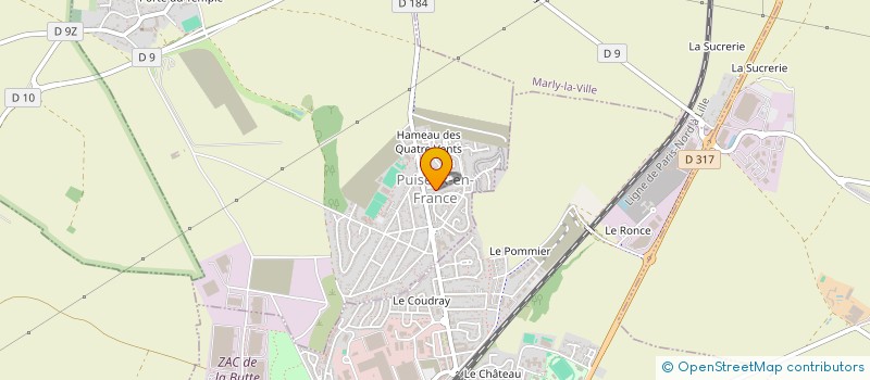 localisation de l'entreprise MADAME OZLEM YAZICI  PUISEUX-EN-FRANCE