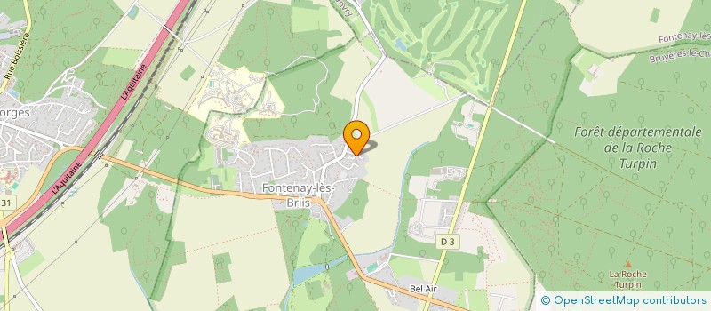 localisation de l'entreprise MADAME OZOUA ZOUZOUA  FONTENAY-LES-BRIIS