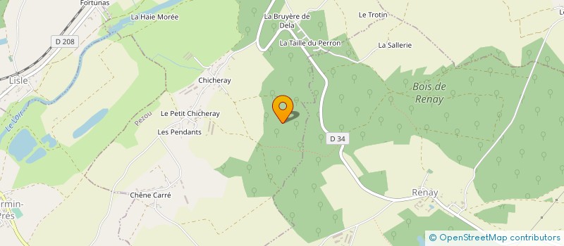 localisation de l'entreprise MADAME P BENOIT DE BRISOULT  PEZOU