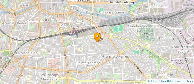 localisation de l'entreprise MADAME P W ALICE SONGNABA à RENNES