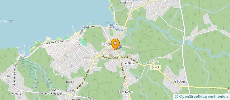 localisation de l'entreprise MADAME PAAULETTE TRISCOS  SANGUINET