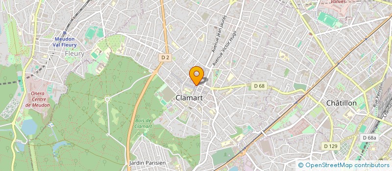 localisation de l'entreprise MADAME PACIFICO GENNARINI  CLAMART