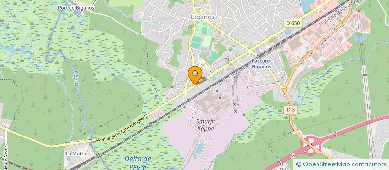 localisation de l'entreprise MADAME PAIGE PORTILLO  BIGANOS