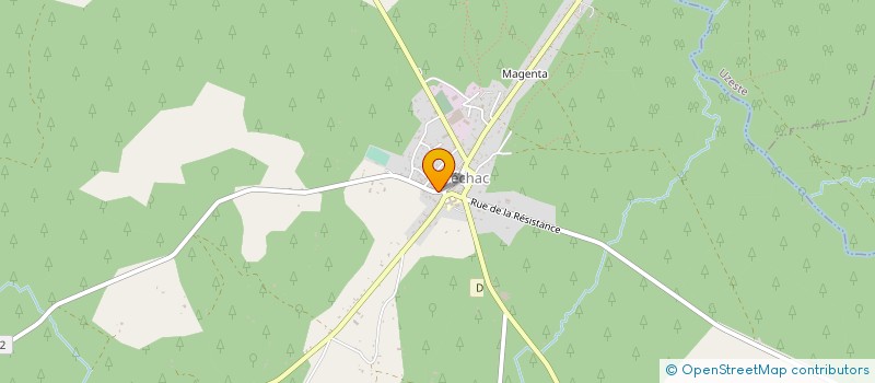 localisation de l'entreprise MADAME PAILINE LARCHER  PRECHAC