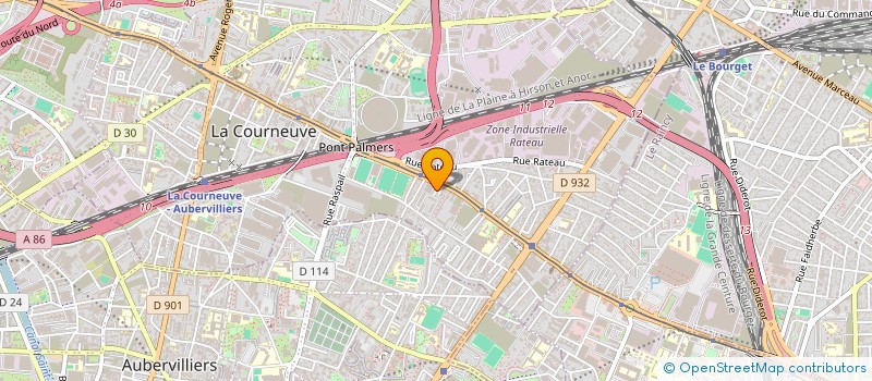 localisation de l'entreprise MADAME PALIK TASLAKIAN à LA COURNEUVE