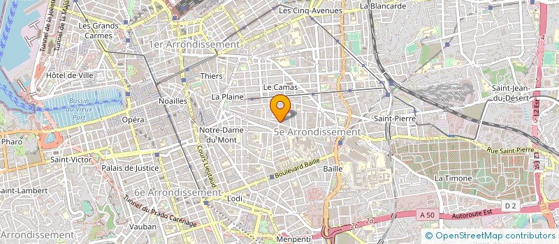 localisation de l'entreprise MADAME PALINA POIRIER à MARSEILLE