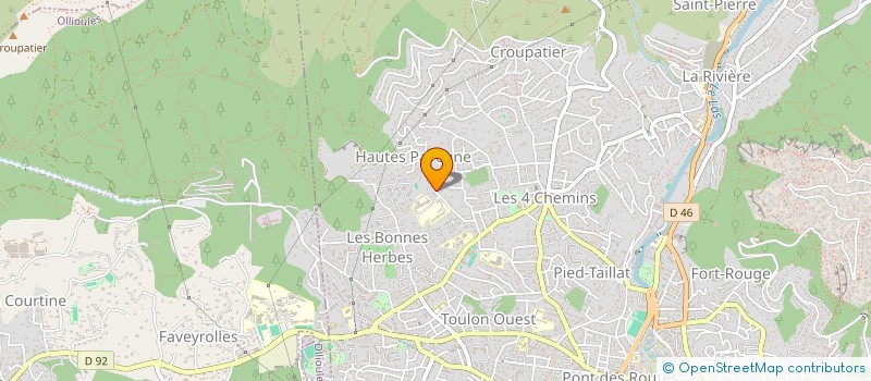 localisation de l'entreprise MADAME PALMIER GUERIN à TOULON