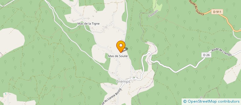 localisation de l'entreprise MADAME PALMIRA BRAGA  CREMPS