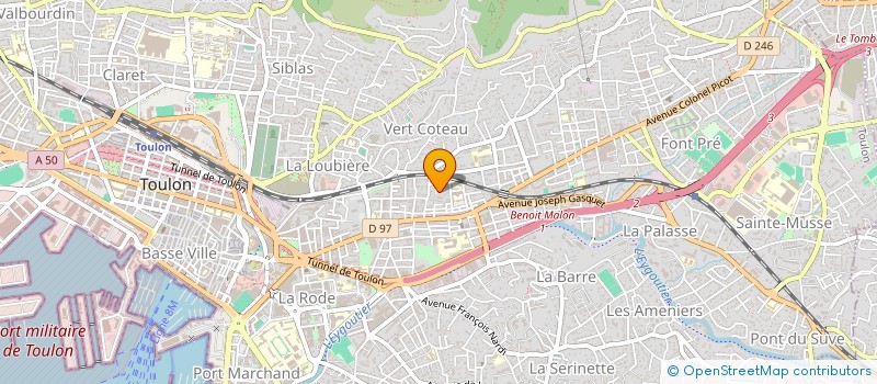 localisation de l'entreprise MADAME PALMIRA LUCAS  TOULON