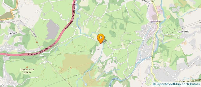 localisation de l'entreprise MADAME PALMIRA ROQUELAURE  URRUGNE