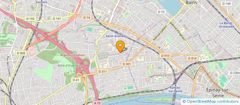 localisation de l'entreprise MADAME PALMO JAYANG  SAINT-GRATIEN