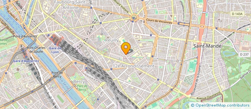 localisation de l'entreprise MADAME PALMYRE BOSVIEUX  PARIS