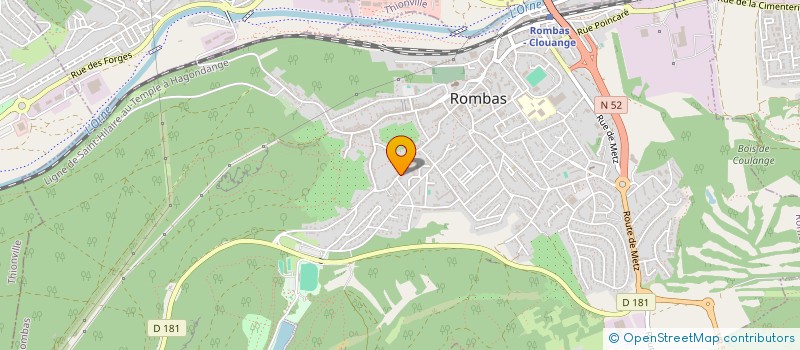 localisation de l'entreprise MADAME PALMYRE CLEMENT  PIERREVILLERS