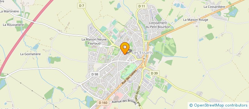 localisation de l'entreprise MADAME PALMYRE FREMERY à LA ROCHE-SUR-YON