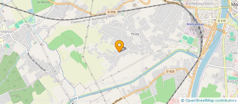 localisation de l'entreprise MADAME PALMYRE PIZZUTTO à MONTAUBAN