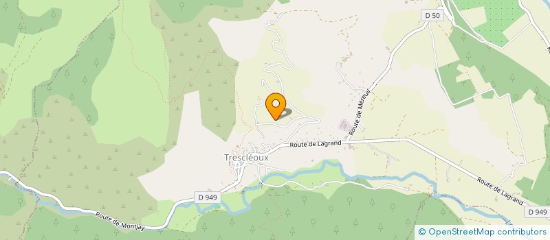 localisation de l'entreprise MADAME PALMYRE RODRIGUES  TRESCLEOUX