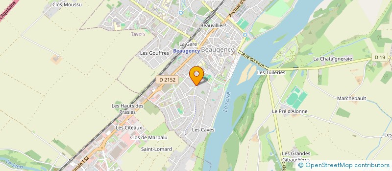 localisation de l'entreprise MADAME PALOMA ALVES à BEAUGENCY