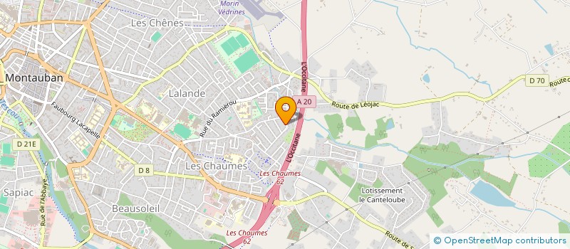 localisation de l'entreprise MADAME PALOMA CARESIO  MONTAUBAN