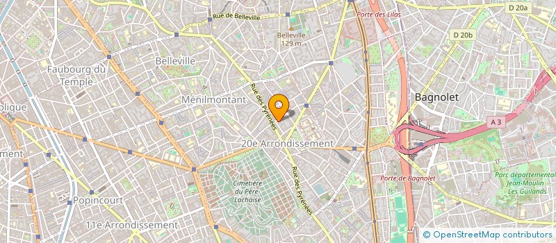 localisation de l'entreprise MADAME PALOMA CAUSSIN  PARIS 20