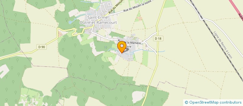 localisation de l'entreprise MADAME PALOMA CERROTO MARIEL à SAINT-ERME-OUTRE-ET-RAMECOURT
