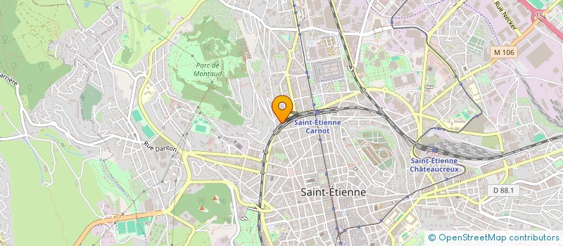 localisation de l'entreprise MADAME PALOMA COLLEU  SAINT-ETIENNE