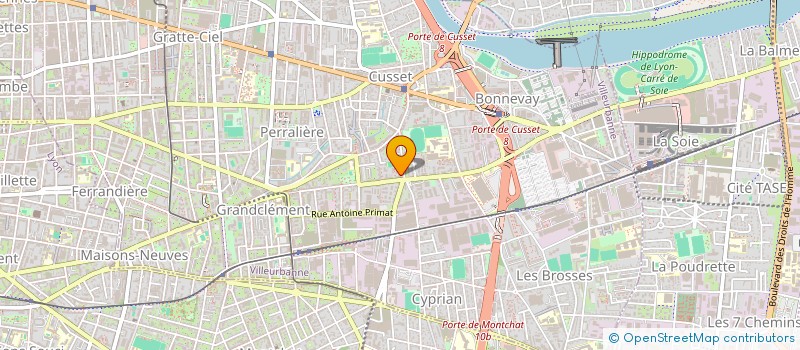 localisation de l'entreprise MADAME PALOMA FERRAND  VILLEURBANNE