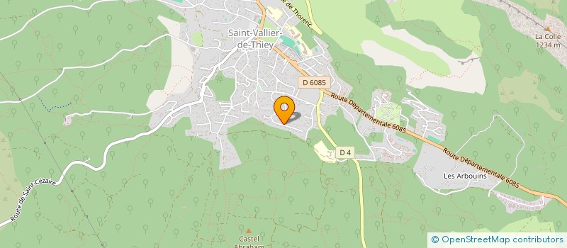 localisation de l'entreprise MADAME PALOMA GARCIA MARTINEZ  SAINT-VALLIER-DE-THIEY