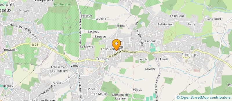 localisation de l'entreprise MADAME PALOMA HERVET  TRESSES