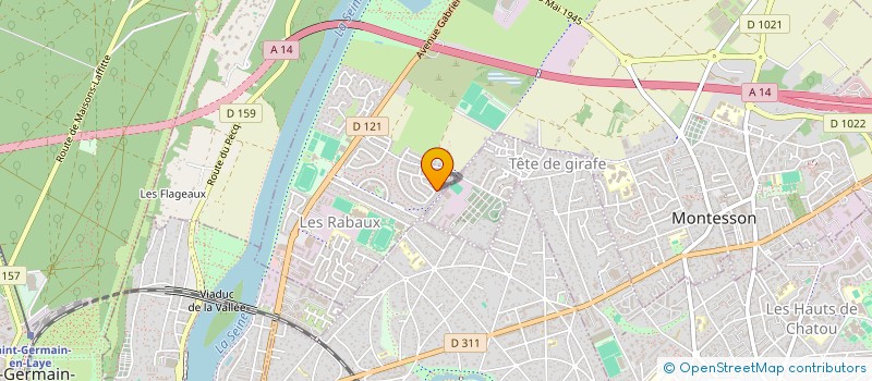 localisation de l'entreprise MADAME PALOMA LE BORGNE  MONTESSON