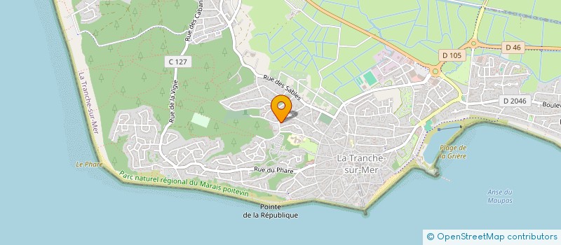 localisation de l'entreprise MADAME PAM KOSTER à LA TRANCHE-SUR-MER