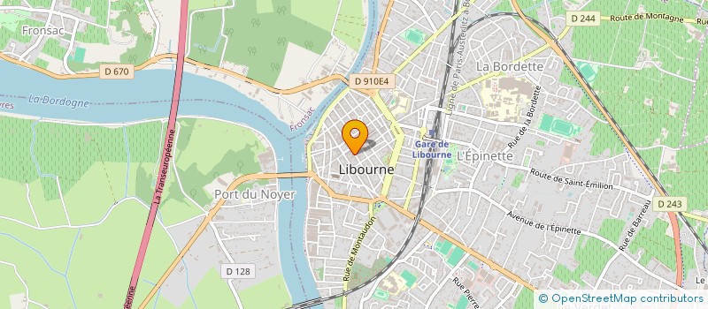 localisation de l'entreprise MADAME PAMELA ABDOUL à LIBOURNE