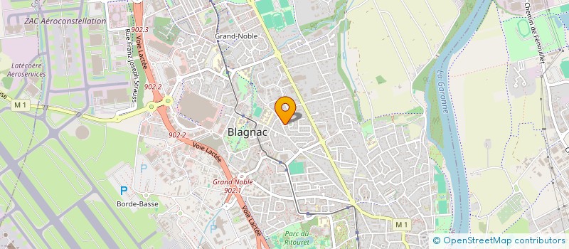 localisation de l'entreprise MADAME PAMELA BERLIERE à BLAGNAC
